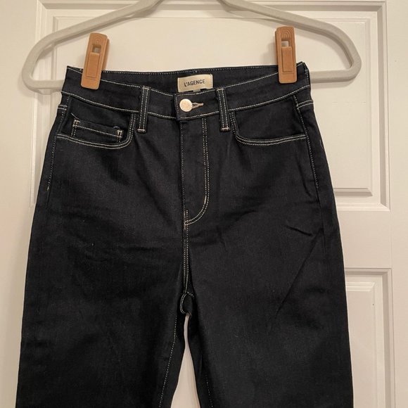 L'AGENCE, Monique Ultra High Rise Skinny Jeans, Color: TBD-Peach, Size 25W, NWOT - Picture 1 of 12